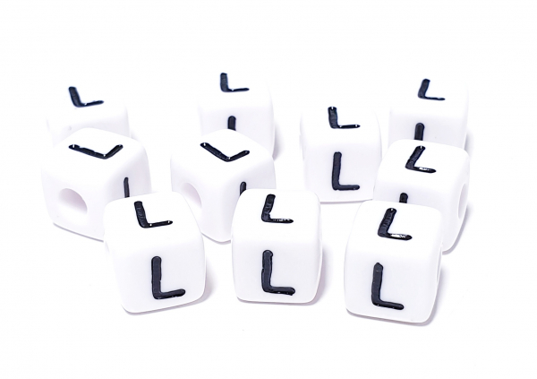 1x10 Kunststoffbuchstaben "L" 10x10mm